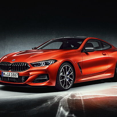 2019-4k-sunset-orange-bmw-m850i-xdrive-wallpaper-preview
